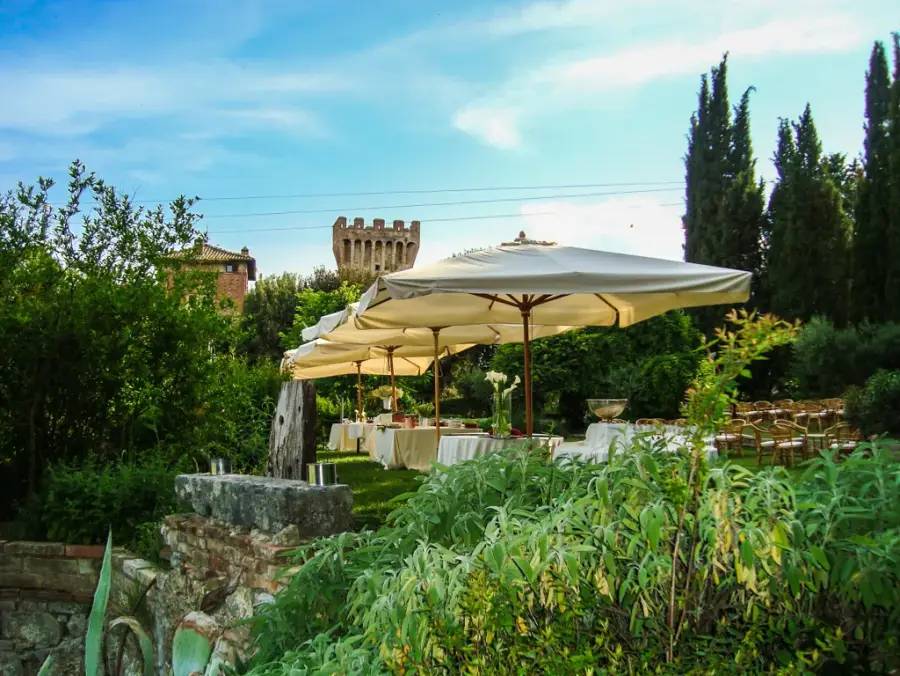 Medieval Castle With Garden