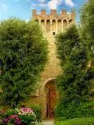 Medieval Castle With Garden